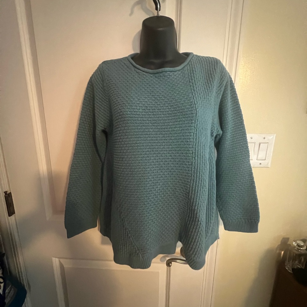 Habitat Textured Teal Sweater